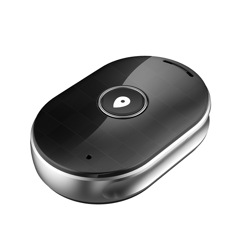Portable Mini GPS Tracker Necklace for Kids Anti-Kidnapping SOS Coin Size Cloud Storage IOS App for Track Viewing
